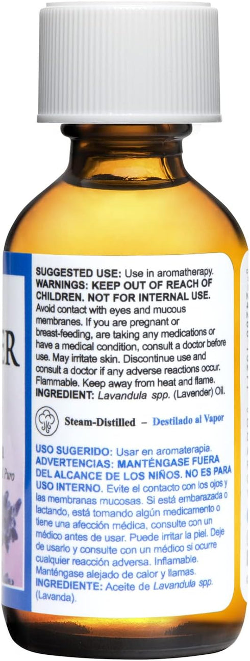 De La Cruz Lavender Essential Oil Steam-Distilled - 100% Pure Lavender Oil for Aromatherapy 2 Fl Oz (Pack of 1)...