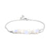 Gempires Natural Moonstone Bar Bracelet, New Beginning Gemstone, June Birthstone Jewelry, Perfect Gift, Adjustable 7 to 8-inch Chain (Moonstone)...