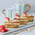 48Pcs 98mm Plastic Spoons and Forks Small Disposable Cake Ice Cream Dessert Spoons Forks Utensils for Catering Events, Restaurants, Home Parties ,...