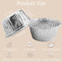 Aluminum Foil Baking Cups, 150 Pack Disposable 3 Oz Ramekins Aluminum Cupcake Muffin Liners Silver Foil Baking Cups for Egg Tart, Baking, Cupcake,...