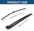 Rear Wiper Arm and Blade Set for BMW X5 X5M E70 2007-2013, Rear Windsheild Wiper Replacement for Back Windshield Window, OE: 61627161029...