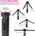 Adjustable Aluminum Mini Tripod, Desktop Tabletop Tripod Stand for DSLR Cameras, Zhiyun Weebill/Smooth/Crane, DJI Ronin S/SC/RSC/RS,Osmo Mobile,St...