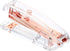 PATIKIL Acrylic Stapler, Portable Stylish Manual Effortless Desktop Accessories Stapler for Classroom Home Office Desk, Rose Gold...