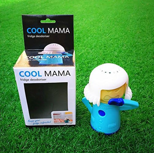 Chilly Mama Baking Soda Fridge And Freezer Odor Absorber & Freshener Holder, Blue...