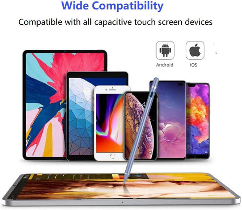 Stylus Pens for Touch Screens, Active Digital Pencil Compatible with iPadiPad ProAirMiniiPhoneOther Tablet Drawing&Writing (Haze Blue), MP2021...