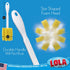 Lola Products Glass & Jar Sponge Brush, Star Shaped, Foam Material, Dishwasher Safe, Non-Scratch, Perfect for Glasses, Jars, Mugs, Bottles. 6 Pack...