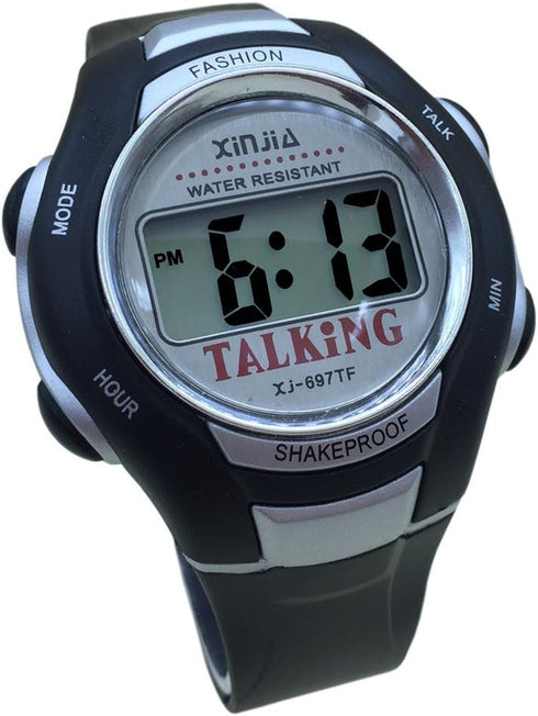 VISIOYO English Talking Watch Digital Sports Watch with Alarm 697TE...
