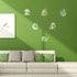 Mushroom Stencils for Painting 6inch Reusable Stencils Craft 20pcs for Fabric Wood Furniture Floors Wall Home Decor...