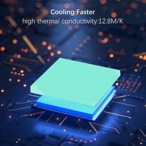 Thermal Pad, Silicone Thermal Pads 80x40x2mm, for Laptop Heatsink/GPU/CPU/LED Cooler, High Temperature Resistance and Non Conductive...