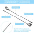 6 Pcs 12 Inch Bar Mixing Spoon Cocktail Spoon Stainless Steel Bar Long Spoon With Spiral Pattern...