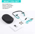 mucro Sports Headphones Over The Ear Headphones Wired for Running Exercise with Microphone Compatible Foldable Behind The Neck Headphones for Work...