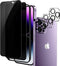 YMHML 2 Pack iPhone 14 Pro Privacy Screen Protector + 2 Pack Camera Lens Protector, Anti Spy Tempered Glass Privacy Screen for iPhone 14 Pro (6.1 ...