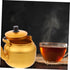 Hemoton Aluminium Tea Kettle Anti Leak Vinegar Milk Tea Kettle Coffee Pot for Home Restaurant (Yellow 1L)...