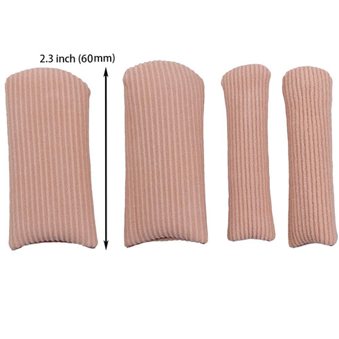 4pcs Silicone Stretched Cuttable Tube Moisturizing Protector for Toe Bunion Corn Callus...