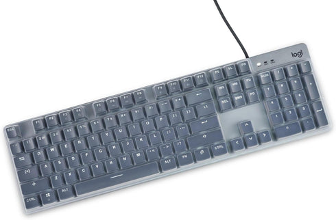 Keyboard Cover Skin for Logitech K845 Mechanical Illuminated Keyboard, Logitech K845 Keyboard Protector Accessories,Ultra Thin Desktop PC Silicone...