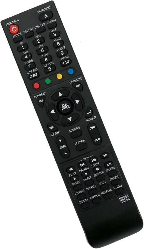 NB662 NB887 NB958 Replace Remote Control fit for Magnavox DVD CD Player NB662UD NB887UD NB958UD MBP5210 MBP5210F MBP5210/F7 DV225MG9 MBP5220 MBP52...