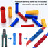 smseace 210PCS Wire Butt connectors with Wire stripper crimping tool22-10AWG Butt Splice Connectors Insulated Electrical Butt connectors Straight ...