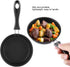 GOWENIC Egg Mini Frying Pan, Black 12cm Mini Household Egg Pan, Household Small Kitchen Cooker, for Frying Eggs...