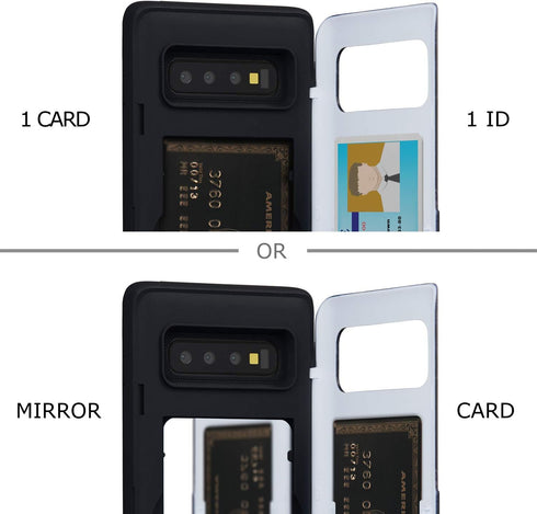 TORU CX PRO Case for Galaxy S10 Plus, with Card Holder | Slim Protective Cover with Hidden Credit Cards Wallet Flip Slot Compartment Kickstand | I...