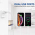 USB Wall Charger, LUOATIP 3-Pack 2.1A/5V Dual Port USB Cube Power Adapter Charger Plug Block Charging Box Brick for iPhone 13 12 11 Pro Max SE XS ...
