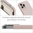 MCFANCE Silicone Magnetic for iPhone 13 Pro Max Case | Compatible with MagSafe, Full Camera & Shock Protection | Pink Sand (6.7 inch 2021)...