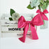 TONIFUL 4 Inch x 22 Yards Wide Hot Pink Satin Ribbon Solid Fabric Large Ribbon for Cutting Ceremony Kit Grand Opening Chair Sash Table Hair Car Bo...