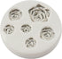Rose Silicone Candy Mold Mini Flower Fondant Chocolate Molds for Cake Decorating Cupcake Topper Candy Chocolate Polymer Clay Gum Paste...