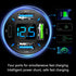 Car Fast Charger,PD/QC3.0 Car USB Charger with LED Lights,Cigarette Lighter USB Charger Compatible for iPhone Galaxy iPad Pro& More Mobil Phone...