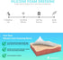 AWD Medical Bordered Silicone Foam Dressing - Waterproof Bedsore Silicone Bandages - Absorbent, Wound Dressing First Aid Bandage for Wound Care - ...