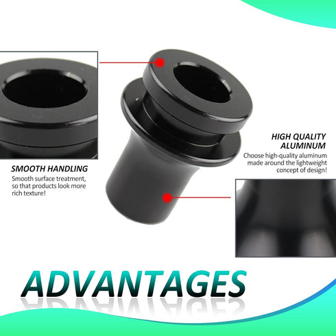 1 PC Automobile Shift Gear Head Connector, M12 x 1.25 Shift Knob Fixed Dust Boot Connection Limiter, Gear Head Buckle Base Adapter, Compatible wit...