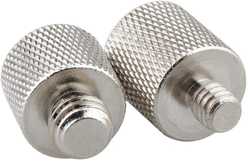 CAMVATE 1/4" Female to 3/8" Male & 3/8"-16 Female to 1/4"-20 Male Screw Adapter for Tripod and Camera and Qr Plate/Adapter Brass - 0910...