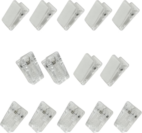 30pcs Self-Adhesive Clips, Poster Photo Paper Clips, Flag Tapestry Hangers, Double-Sided Adhesive Spring Clips, Clear...