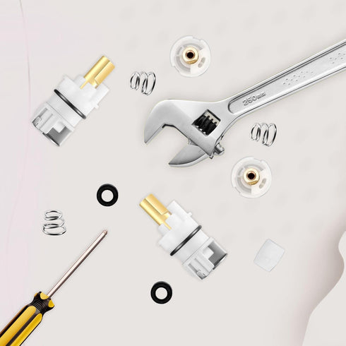 RP25513 Faucet Repair Kit for Delta, Replacement Kit for Delta Two Handle Faucet Repair Kit, Faucet Replacement Parts for Delta Including RP4993 S...