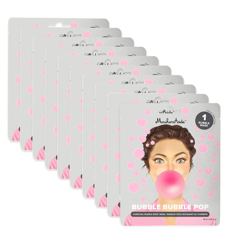 Bubble Bubble Pop, Pore Cleansing & Foaming Facial Mask with Activated Charcoal, Purify, Deep Clean & Reduce Sebum, For Normal, Oily, Combination ...