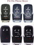 TPU Case 360 Degree TPU Protection Smart Keyless Entry Holder Remote Key Fob Cover Fit for 2021 2020 2019 Dodge Ram 1500 5B Rubber Key Fob Cover G...