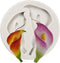 Calla Lily Silicone Molds Flower Fondant Mold for Cake Decoration Cupcake Topper Sugar Craft Chocolate Candy Polymer Clay Gum Paste...