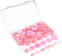 Round Resin Buttons 200PCS Mixed Pink for Crafts Sewing DIY Manual Button Painting DIY Handmade Ornament Buttons...