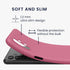kwmobile Case Compatible with Samsung Galaxy A13 4G Case - Soft Slim Protective TPU Silicone Cover - Dark Rose...