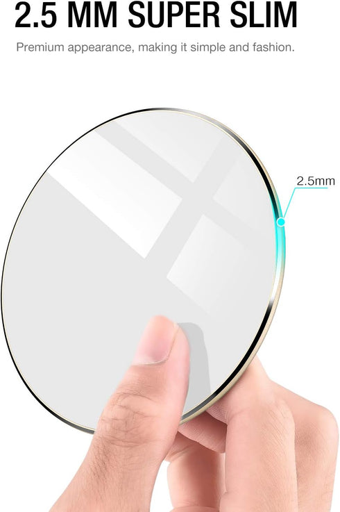 TOZO 2025 Upgraded Wireless Charger 15W Max Fast Wireless Charging Pad Compatible with iPhone 16/16 Plus/16 Pro Max /15/14/13/SE/12 Series, Samsun...