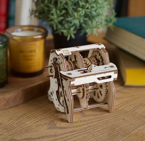 UGEARS STEM Gearbox Model Kit - Creative Wooden Model Kits for Adults, Teens and Children - DIY Mechanical Science Kit for Self Assembly - Unique ...