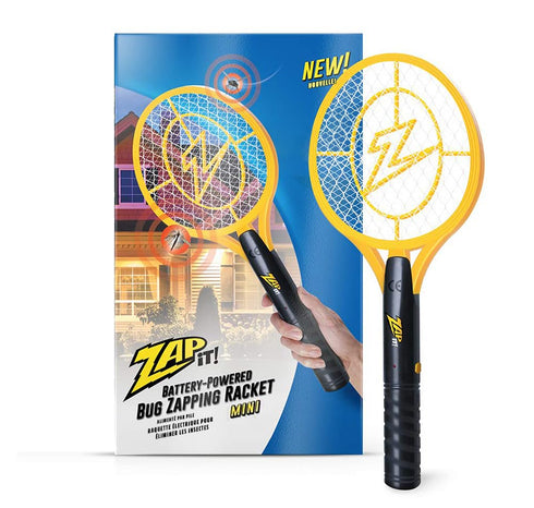 Zap It Electric Fly Swatter Racket & Mosquito Zapper - High Duty Battery Powered 3,500 Volt Electric Bug Zapper Racket - Fly Swatter Electric - Fl...
