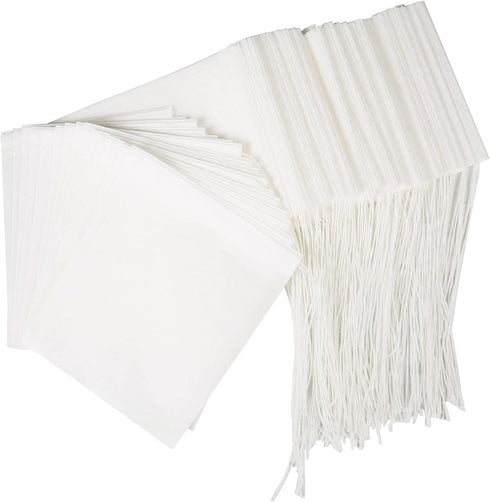 100PCS Tea Filter Bags, Disposable Tea Bags for Loose Leaf Tea, Drawstring Empty Tea Infuser, BetyBedy Tea Steeper, Natural Wood Pulp Paper Materi...