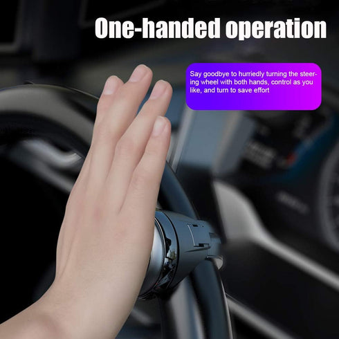 Spinner Knob, Driving Helper Booster Metal Bearing Steering Wheel Universal Fit Spinner Knob, Driving Steering Wheel Knob Vehicle Accessory...