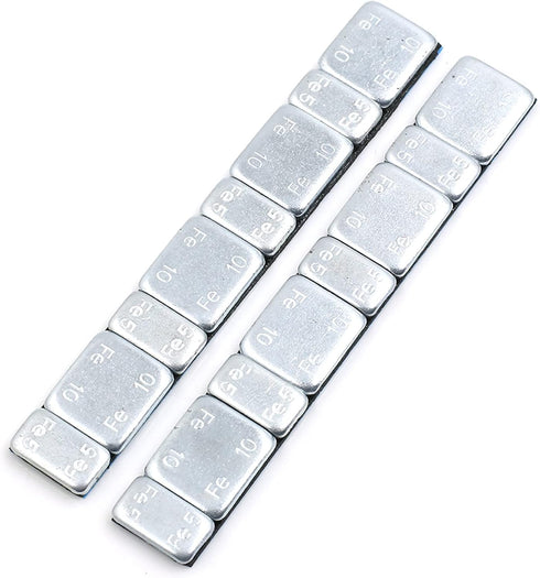 2.1oz Adhesive Back Wheel Balance Weights Strips for Motorcycle 124 x 18mm 2pcs...