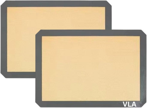 Silicone Mats for Baking Set of 2 Non-Stick Baking Mats Food Safe Cookie Sheet Liners for Effortless Baking...