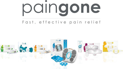 Paingone Aegis Replacement Gel Pads, 4 Count - Adhesive Electrode Pads for Lower Back Pain Relief - Made Exclusively for Use with The Paingone Aeg...