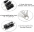 10 Pcs Straw Cleaner Brush Set Drinking Straw Cleaning Brush Extra Long Straws Cleaner Brushes Nylon Tube Brush Set Cleaner for Water Bottle Sippy...
