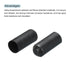 MECCANIXITY Heat Shrink End Cap 15mm ID x 40mm L 2:1 Waterproof Electrical Wire Wrap Adhesive Lined Sealed Heat Shrink Tubing Caps for Wire Cable,...