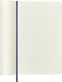 Moleskine Classic Notebook, Soft Cover, Large (5" x 8.25") Ruled/Lined, Sapphire Blue, 192 Pages...