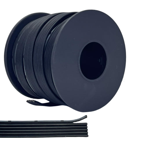 28 Gauge 6Pin Silicone Ribbon Cable, 28 AWG Flat Flexible Cable Electrical Wire, 25Ft/7.5m Length Stranded Tinned Copper Wire, Silicone Insulation...